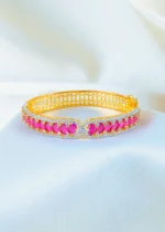 Oval Ruby Bracelet (Yellow Gold) BRA001144 - Image 2
