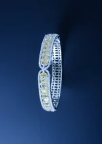 Oval Yellow Sapphire Bracelet (Silver) BRA001186