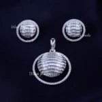 The Orbital Sphere Pendant Set (Silver) PSET02422