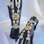 Pachi Kundan HathPhool (Yellow Gold) ACC001031