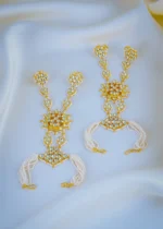 Pachi Kundan HathPhool (Yellow Gold) ACC001031 - Image 3