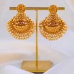 Padma Shringar Earrings (Antique Gold) EAR002048