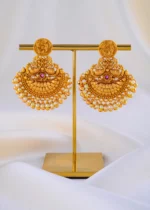 Padma Shringar Earrings (Antique Gold) EAR002048