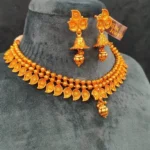 Paisley Temple Choker/ Necklace Set- NEC30012306