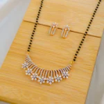Pear Floral Mangalsutra Set (Yellow Gold) MANG01529