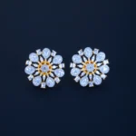 Pear Flower Tops (Yellow Gold) EAR001155