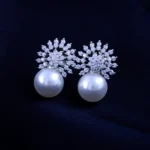Pearl Bloom Radiance (Silver) EAR001899