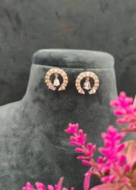 Pearl & Blush-Pink Diamond Necklace Set (White-Gold)- NEC30012309 - Image 3
