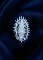 Pearl Cocktail Ring (Silver) RING01379