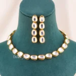 Pearl Dew Necklace Set (Yellow Gold) NEC002708