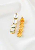 Pearl Dew Necklace Set (Yellow Gold) NEC002708 - Image 3