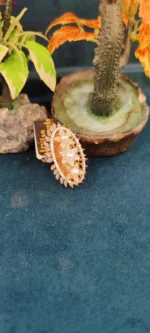 Pearl Diamond Ring (Adjustable)- Rose-gold RIN000044