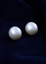 Pearl Dome Studs (Yellow Gold) EAR001905