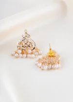 Pearl Filigree Dome Pendant Set (Yellow Gold) PSET02473 - Image 3