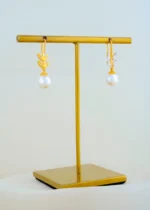 Pearl Ivy Drops (Yellow Gold) EAR001826 - Image 4