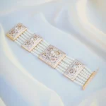 Pearl Jadau Bracelet (Yellow Gold) BRA001039