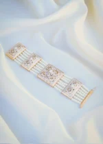 Pearl Jadau Bracelet (Yellow Gold) BRA001039