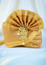 Pearl Kundan Kalgi for Men (Yellow Gold) KALGI1114 - Image 2