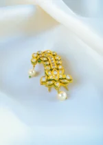 Pearl Kundan Kalgi for Men (Yellow Gold) KALGI1114 - Image 3