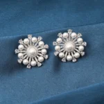 Pearl Stud Earrings (Silver) EAR000711