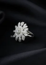 Petal Shine Diamond Ring (Silver) RING02454 - Image 2