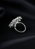 Petal Shine Diamond Ring (Silver) RING02454 - Image 3