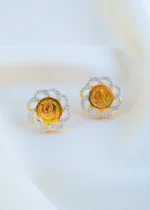 Phooliya Ginni Earrings (Yellow Gold) EAR001645 - Image 2