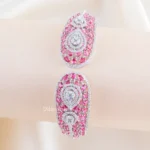 Pink Bliss Diamond Bracelet (Silver) BRA002446