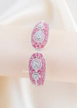 Pink Bliss Diamond Bracelet (Silver) BRA002446