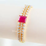 Pink Majesty Diamond bracelet (Yellow Gold) BRA002639