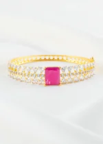 Pink Majesty Diamond bracelet (Yellow Gold) BRA002639 - Image 2