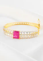 Pink Majesty Diamond bracelet (Yellow Gold) BRA002639 - Image 3