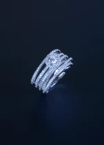 Pointer Multi Bands Ring (Silver) RING01229
