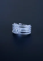 Pointer Multi Bands Ring (Silver) RING01229 - Image 2