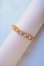 Polki Bracelet (Victorian Gold) BRA000817 - Image 3