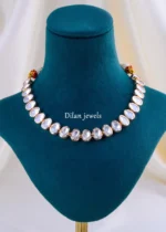 Polki Charm Set (Yellow Gold) NEC002115 - Image 2
