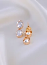 Polki Charm Set (Yellow Gold) NEC002115 - Image 3