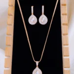 Polki Glow Elegance Set (Champaigne Gold) NEC001996