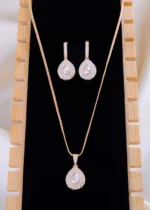 Polki Glow Elegance Set (Champaigne Gold) NEC001996