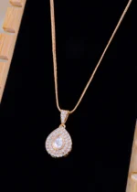Polki Glow Elegance Set (Champaigne Gold) NEC001996 - Image 2