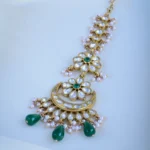 Polki Green Mang Tika (Victorian Gold) ACC000974