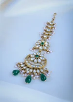 Polki Green Mang Tika (Victorian Gold) ACC000974