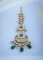 Polki Green Mang Tika (Victorian Gold) ACC000974 - Image 2