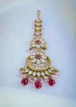 Polki Red Mang Tika (Victorian Gold) ACC000964
