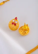 Prachin Polki Viraasat (Yellow Gold) NEC002015 - Image 4