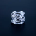 Infinity Sparkle Band Ring (Silver) RING01405