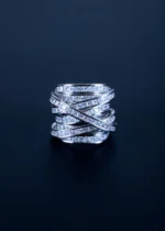 Infinity Sparkle Band Ring (Silver) RING01405