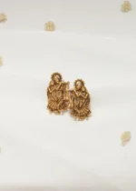 Radha Krishna Stud Earrings (Antique Gold) EAR000572
