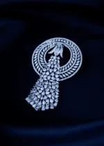 Radiance Luxury American Diamond Pendant Set (Silver) PSET01453 - Image 2