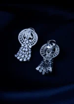 Radiance Luxury American Diamond Pendant Set (Silver) PSET01453 - Image 3